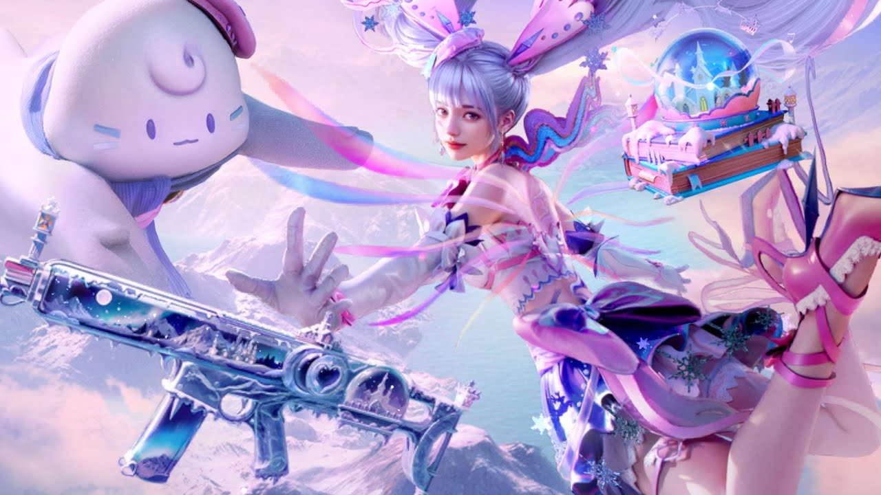 تفتيح بكج حسناء الثلوج الذهبية و الاسكار الثلجي 16 ألف شدة 🔥🔥🔥#ببجي_موبايل #ببجي