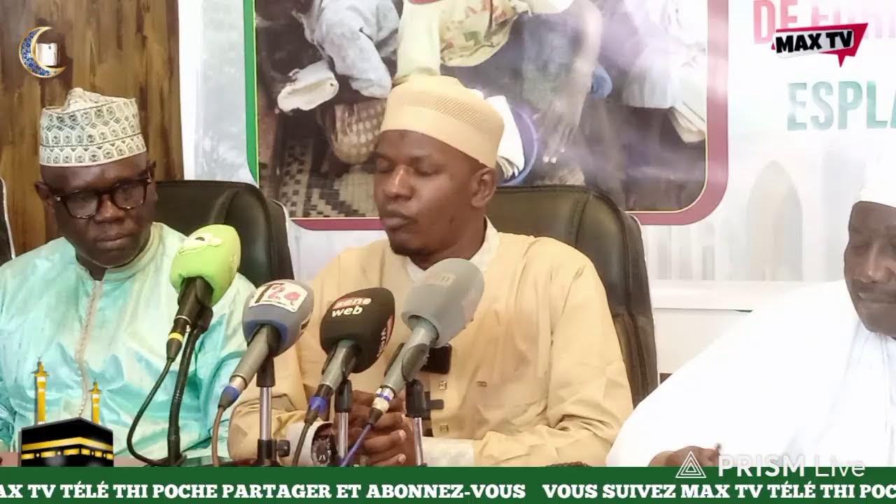 🛑MAIRIE DE TIVAOUANE : POINT DE PRESSE 2em Édition JOURNÉE COMMUNALE DES DAARAS sur MAX TV