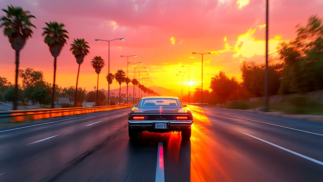 Chasing Sunsets 🌅 | 1 Hour of Uplifting 80s Synthwave Music