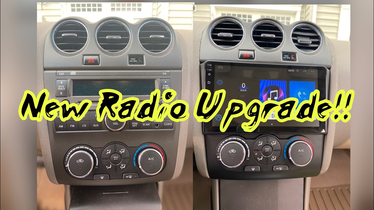2011 Nissan Altima Radio Upgrade (Ebay Android Radio)
