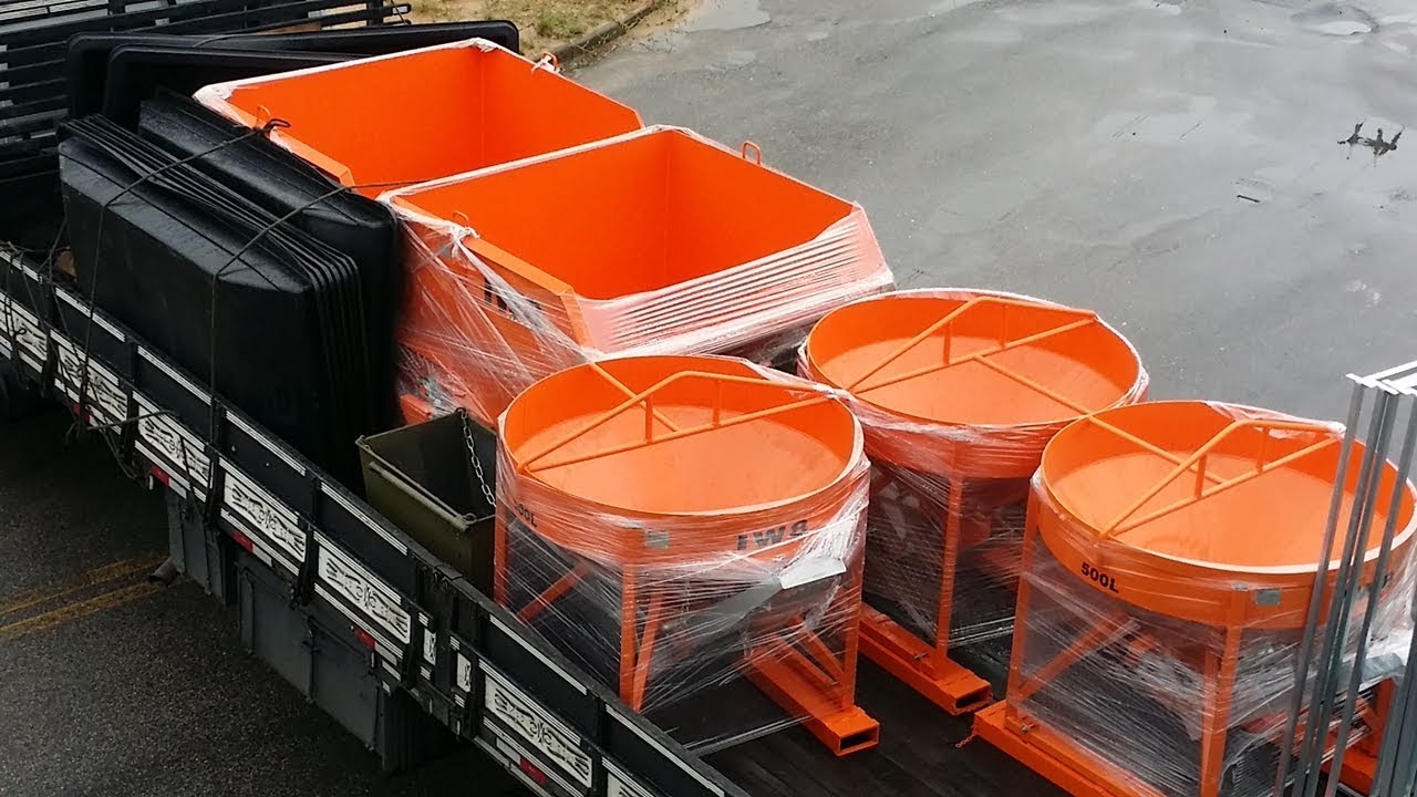 Fabricante Nacional de Balde para Concreto Grua com Diversas Capacidades
