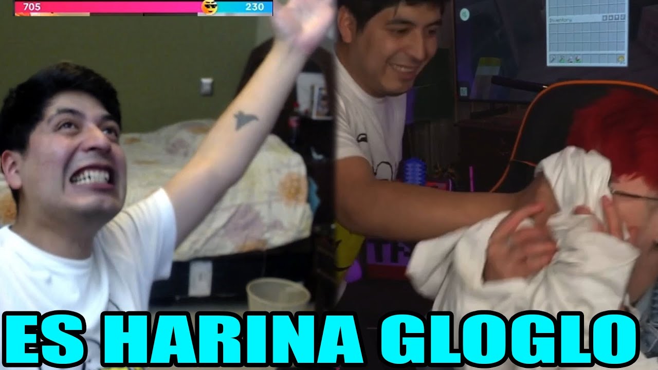 chiken gana su PRIMERA BATALLA DE TIKTOK y le echa HARINA A GLOGLO :v