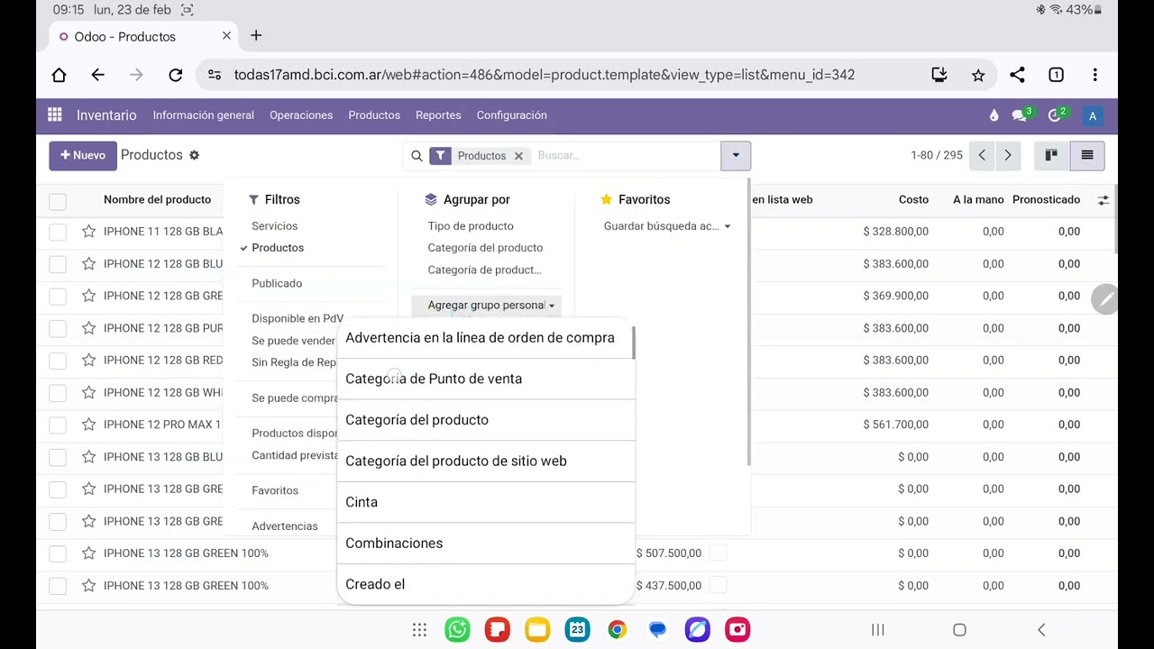 Como identificar los productos que estan duplicados