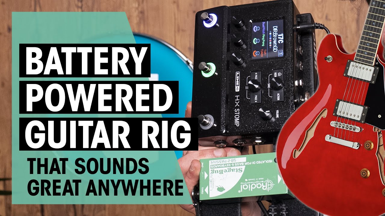 All Battery Powered Guitar Fly Rig | Thomann