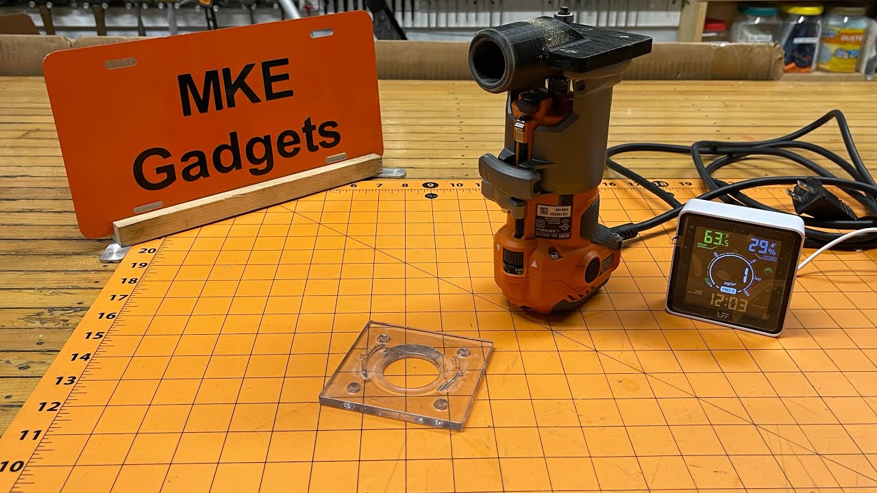 Ridgid R2401 Router Vacuum Adapter @ MKE Gadgets #153