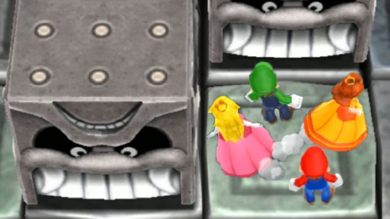 Mario Party Island Tour - Minigames - Mario VS Luigi VS Peach VS Daisy