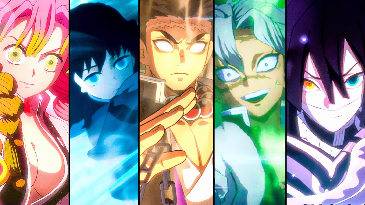 EU TESTEI TODAS AS HABILIDADES DE TODOS OS HASHIRAS DO JOGO DE DEMON SLAYER.. QUAL É O MAIS FORTE?