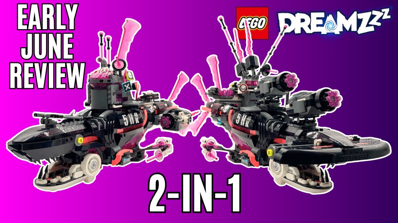 Nightmare Shark Submarine EARLY Summer Review! Dreamzzz S3 Set 71500