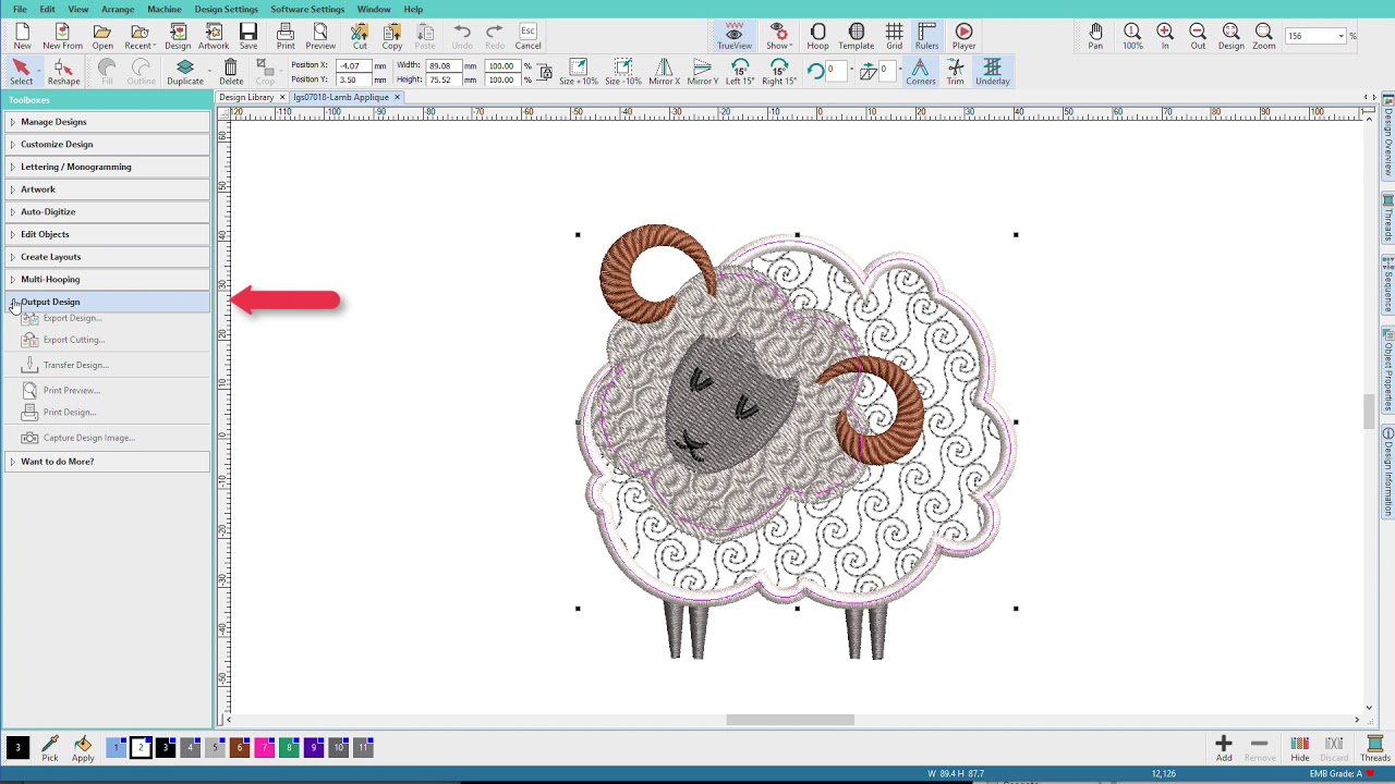 Hatch Embroidery 2 -  Exporting SVG Cutting Files