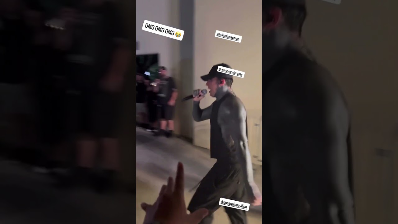 Ronnie Radke & Daniel Laskiewicz in Dallas/TX: crossing crowd on "No Fear" - 8/12/2025