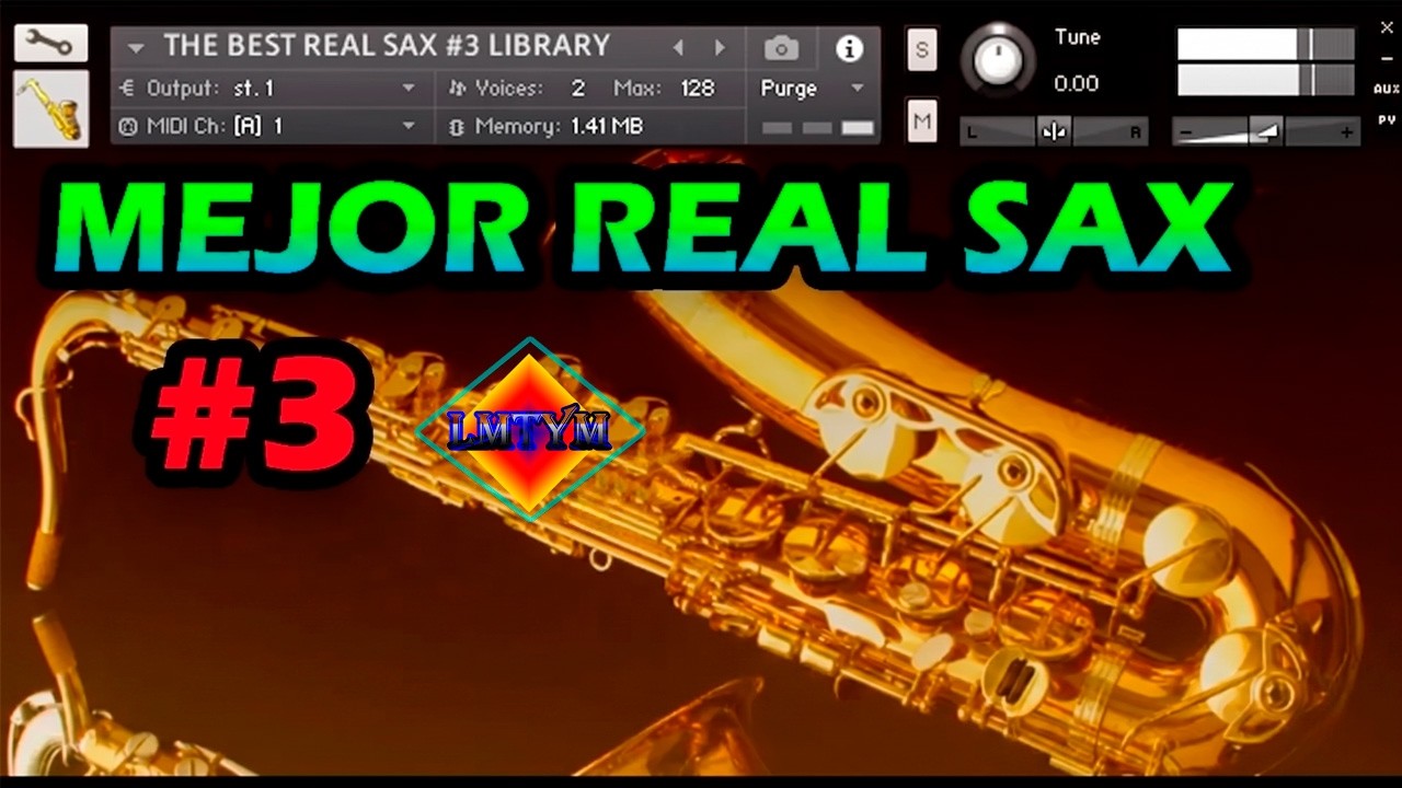 THE BEST REAL SAX #3 LIBRARY 🎷🎷🎷 Las MEJORES LIBRERÍAS😱😱  KONTAKT SAMPLES🎼🎹 By LMTYM🔥💯