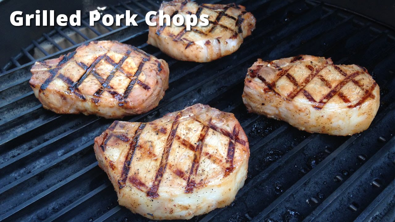 Hawaiian-Style Pork Chops on The Big Green Egg | Dry Aged Chops Grilled Malcom Reed HowToBBQRight