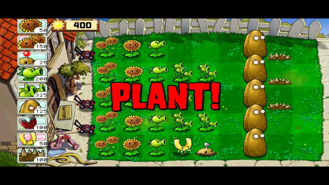10 Twin Flower Achievement | Plants vs Zombies | Survival Daytime 