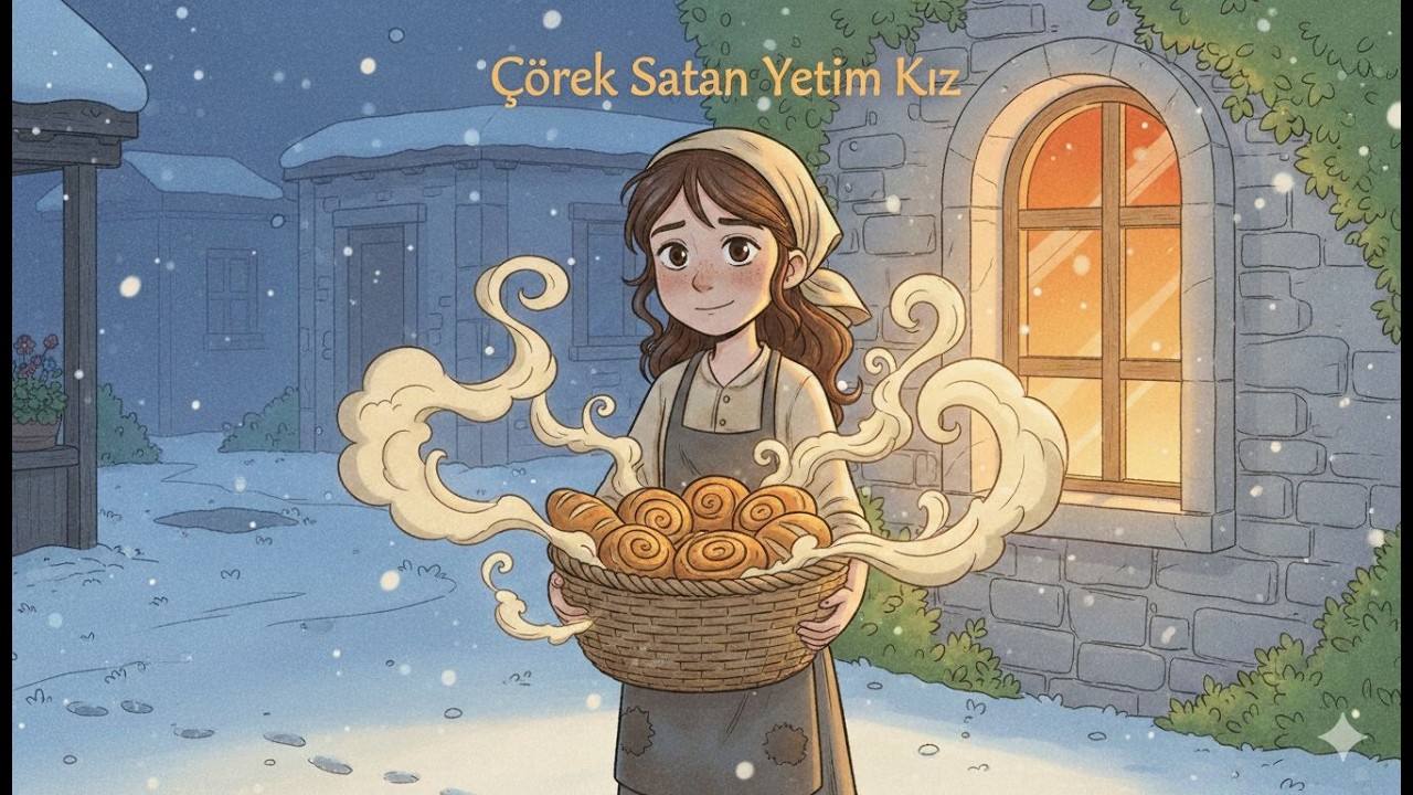 Çörek Satan Yetim Kız | İçinizi Isıtacak Bir Kış Masalı  | Büyükler için Uyku Masalı 