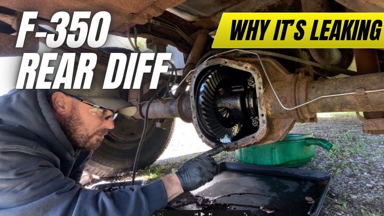 Differential Leak Repair | 1996 F-350 Fluid Drain And Reinstall