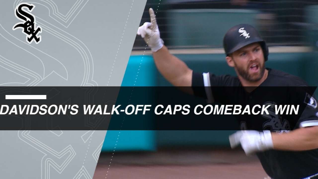 Rally Walk-Off: Palka, Davidson key walk-off win