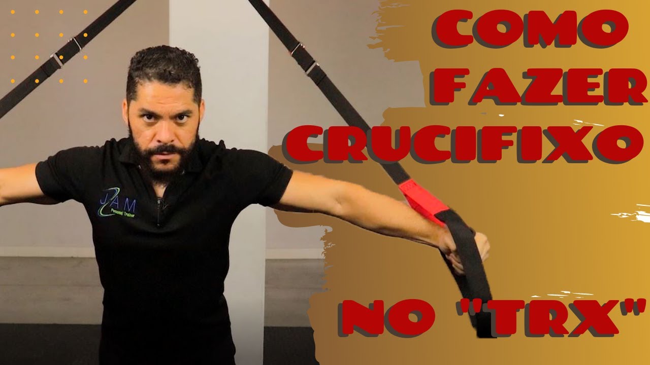 Como fazer Crucifixo Fita Treinamento Suspenso  TRX