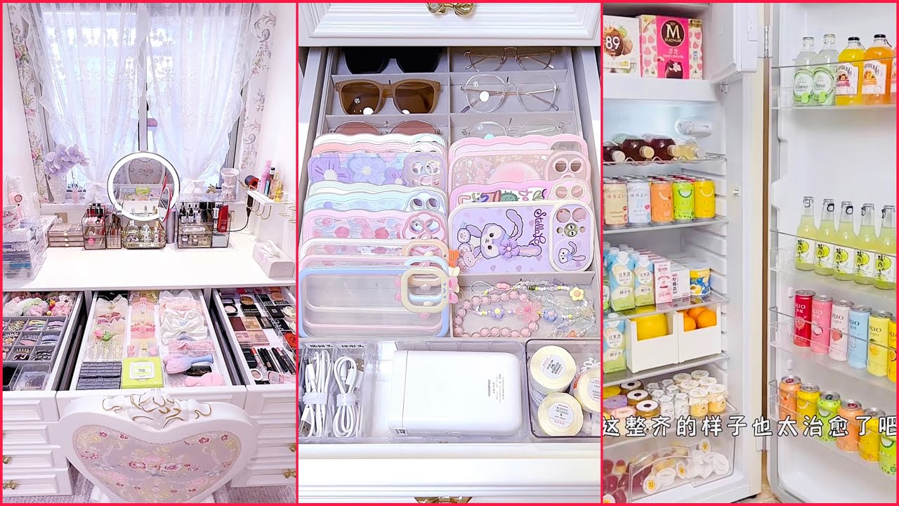 Vanity Organization 🎀 | Restocking Products | Refrigerator Organizing✨