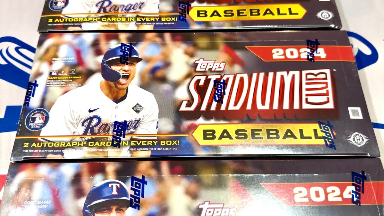 NEW RELEASE!  2024 STADIUM CLUB BASEBALL CARD HOBBY BOXES!