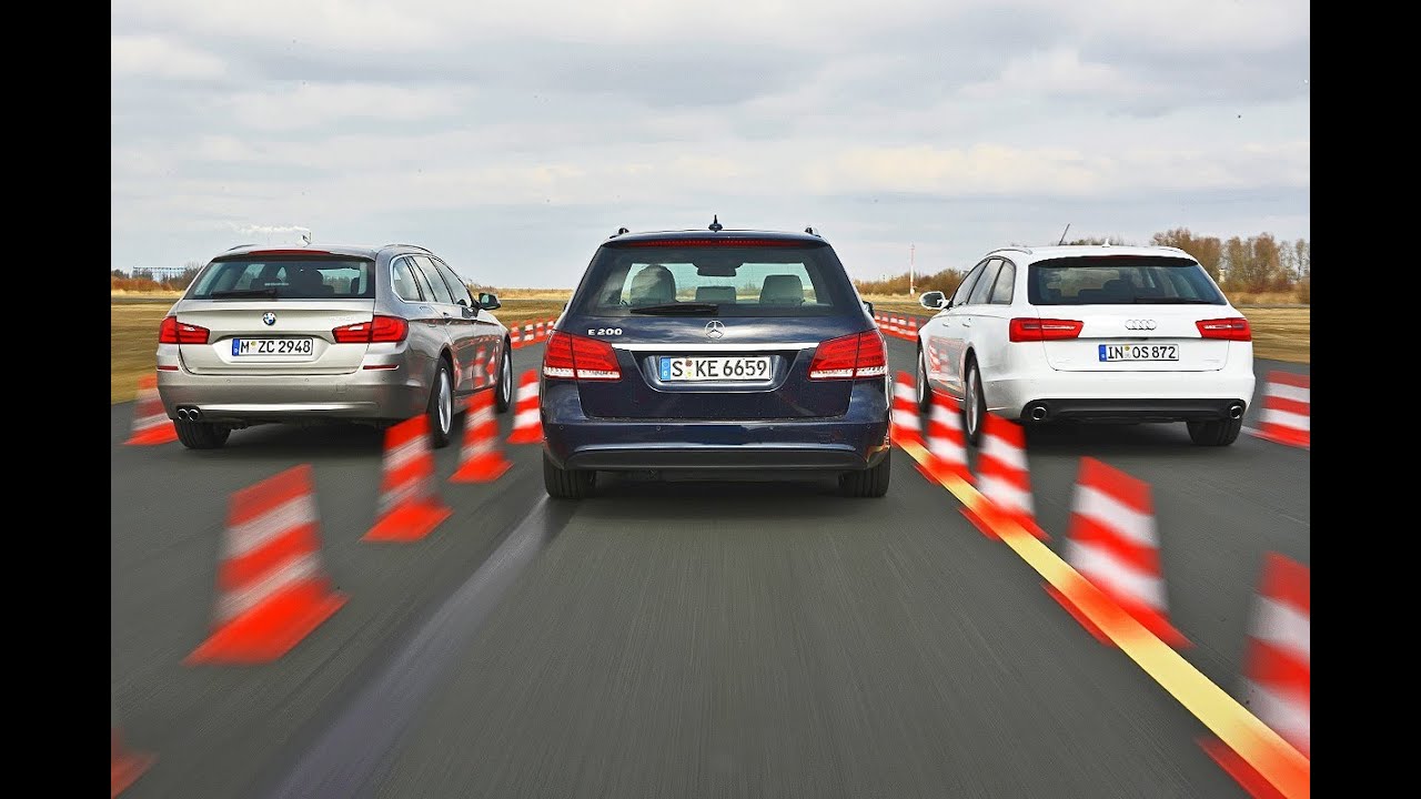 Audi A6, BMW 520i, Mercedes E 200