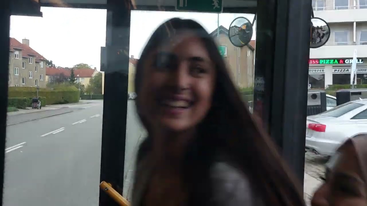 182 hele turen fra Lyngby st til Lyngby st via brede med bus 7343 en yutong E12