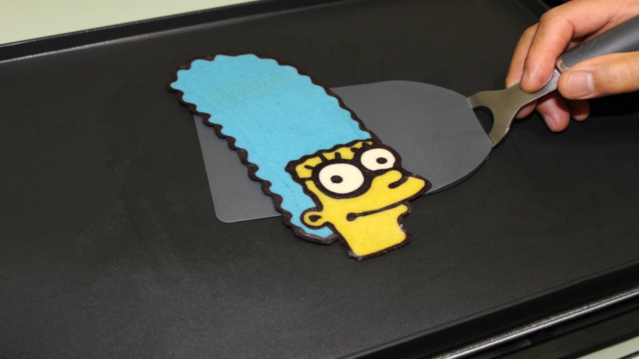 Pancake Art - Marge Simpson (The Simpsons) by Tiger Tomato