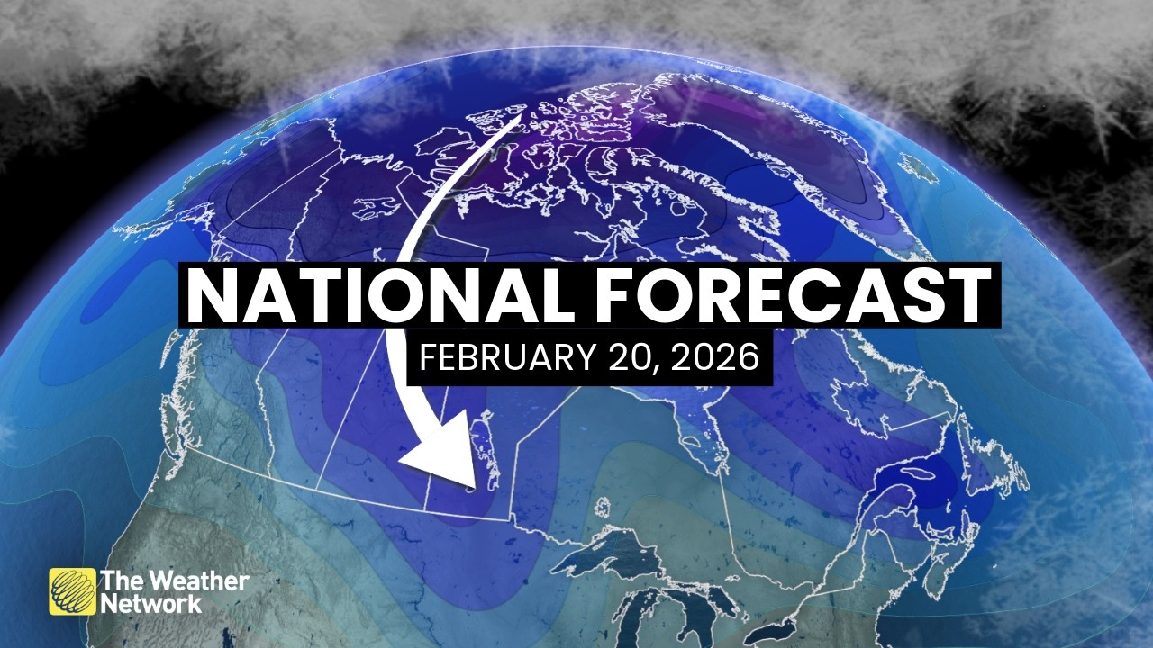 Canada's National Forecast - February 20, 2026 | #weatheram