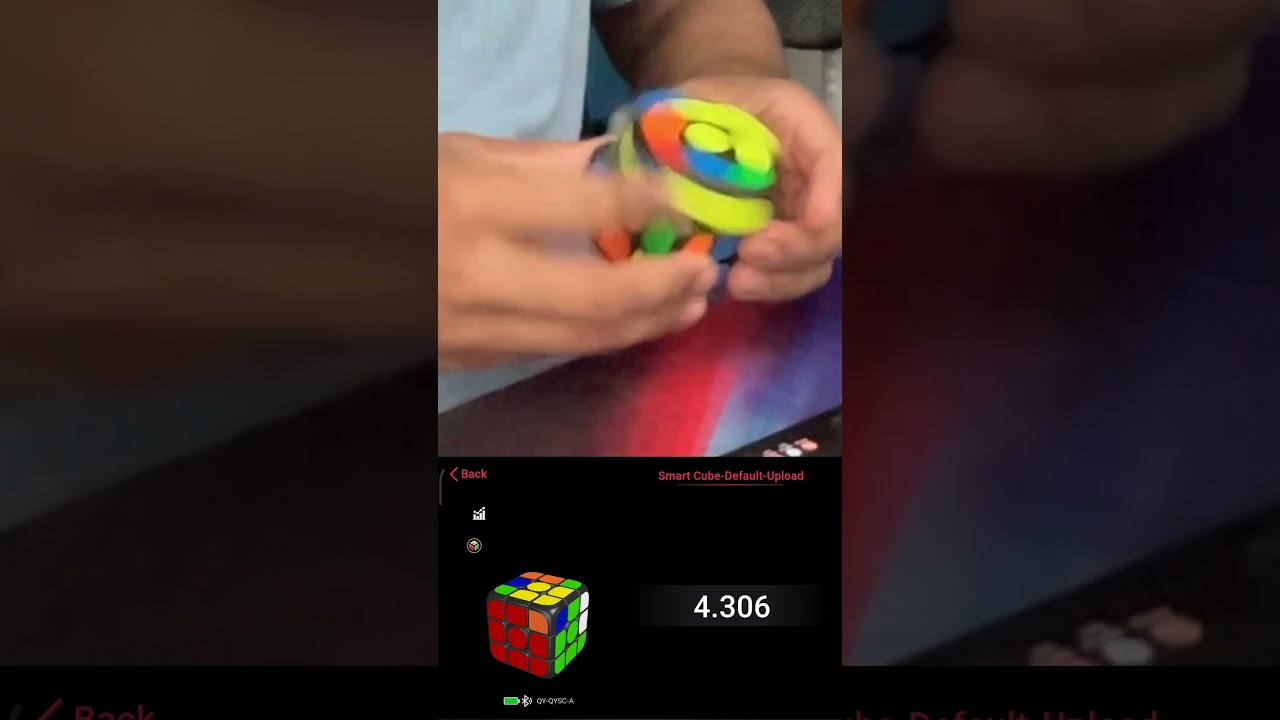 Testing Out the Qiyi Smart cube 🎮 #cubing #rubikscube #tech #technology #ukcubing #productreview