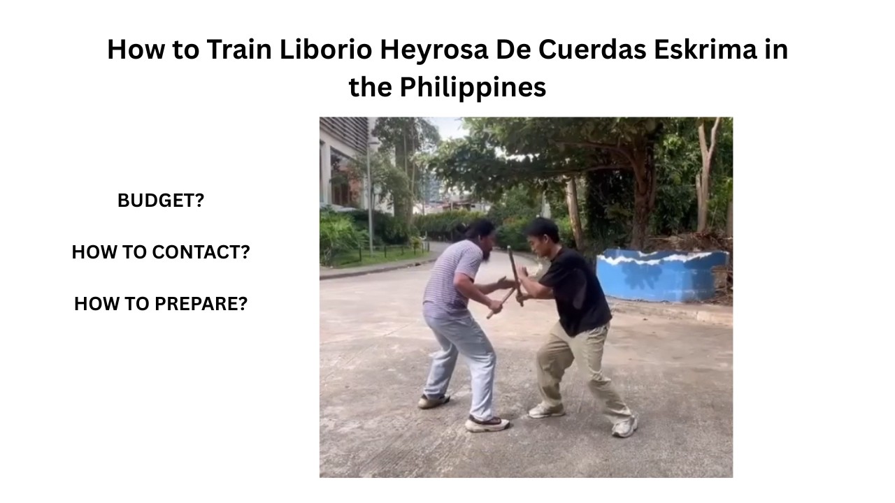 How to Train Heyrosa De Cuerdas Eskrima in Cebu, Philippines