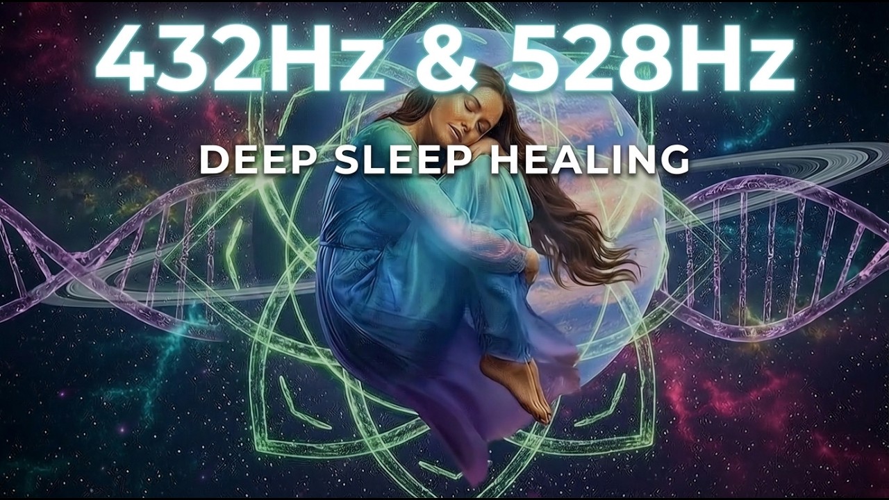 432Hz & 528Hz Deep Sleep Healing 🌙 Subconscious Reset & Cellular Regeneration (2.5 Hours) 4K