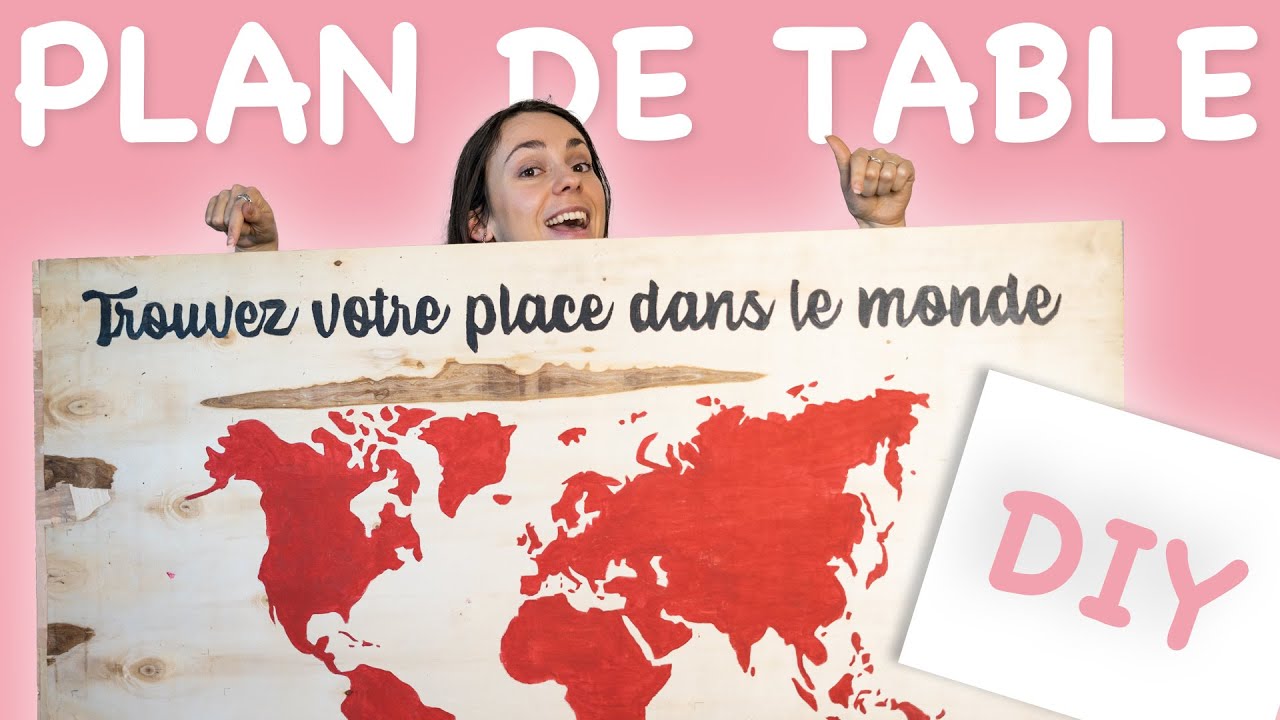 Mon Plan de Table de Mariage (DIY)