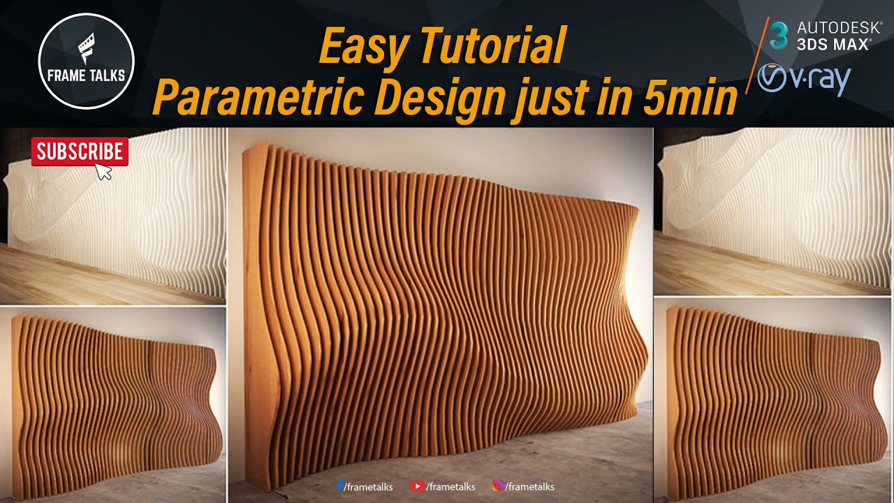 Как создать параметрическую стену в 3ds Max? Простой трюк с моделированием в 3D Max.