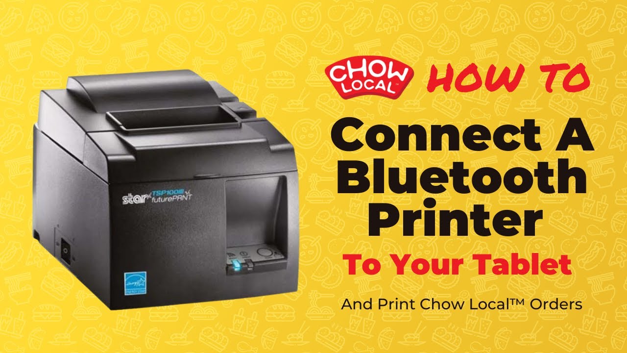 STAR TSP100IIIBI (TSP143IIIBI) - How To Connect A  Bluetooth Printer To An iPad or Android Tablet