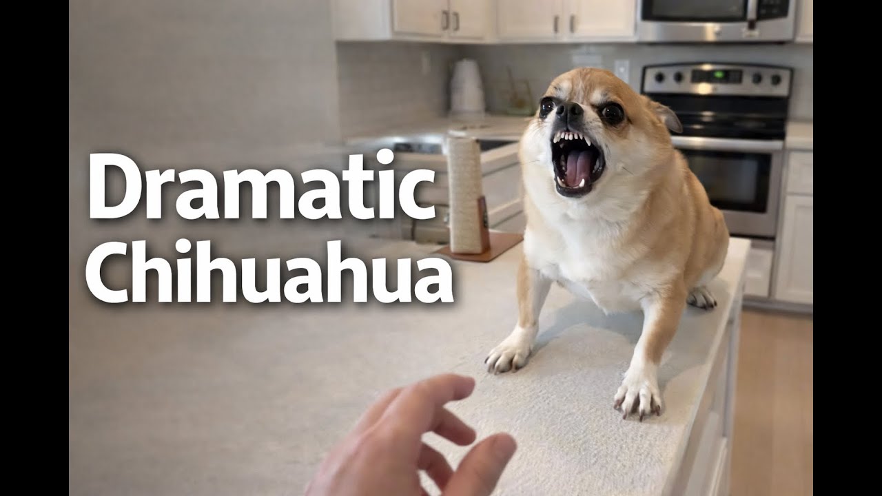 The most dramatic chihuahua in the world🤣P.3