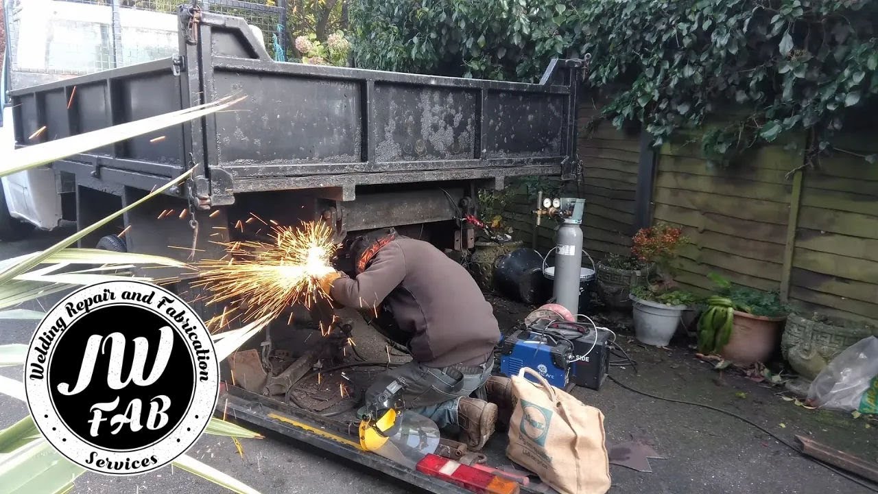 MOT Welding Repairs on a Ford Transit Tipper Tail