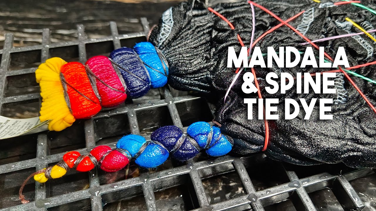 Mandala & Spine Tie Dye Pattern #taliatkulay
