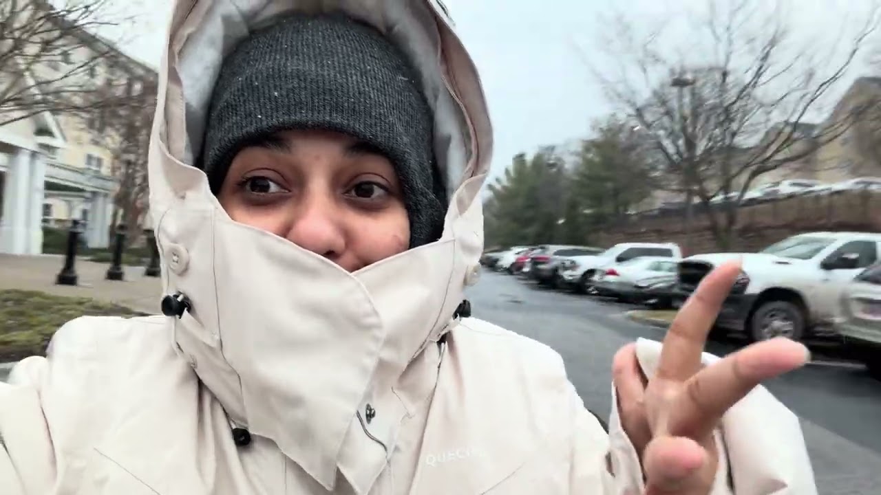 Day 2 in USA 🇺🇸 Adjusting to the cold weather.