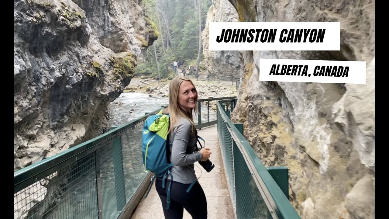 Road trip dans l'Ouest canadien. On visite Johnston Canyon, Alberta, Canada