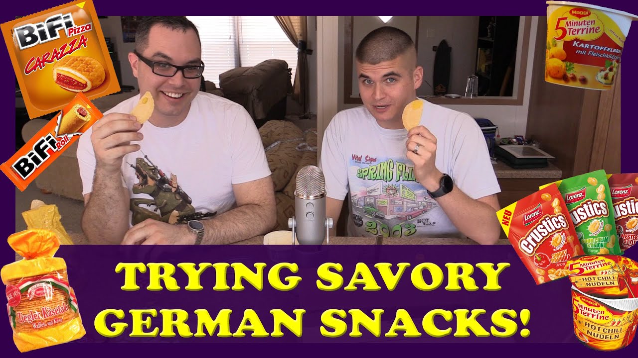 Trying Savory German Snacks Pt. 1