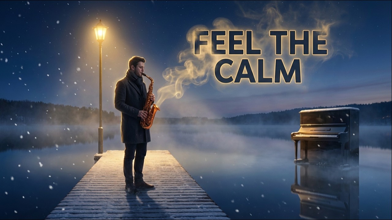 Late Night Jazz Serenity | Sweet Saxophone & Gentle Piano for Total Relaxation (45 BPM Slow Jazz)