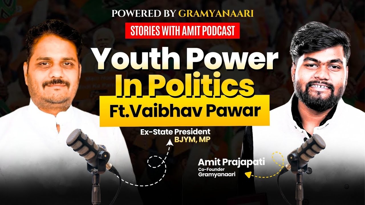 Vaibhav Pawar on Politics, Youth Power & BJYM Work in MP | Stories with Amit EP05