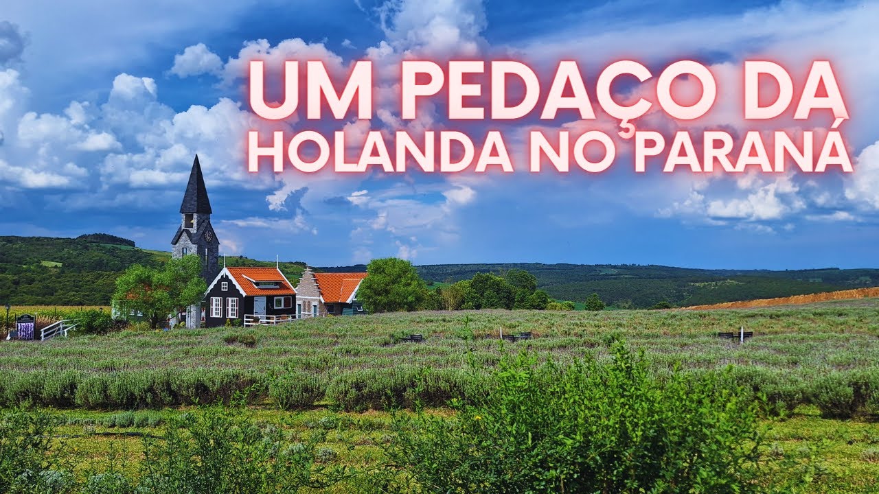 QUE LINDO! Het Dorp Vilarejo Holandês e lavandário  em Carambeí