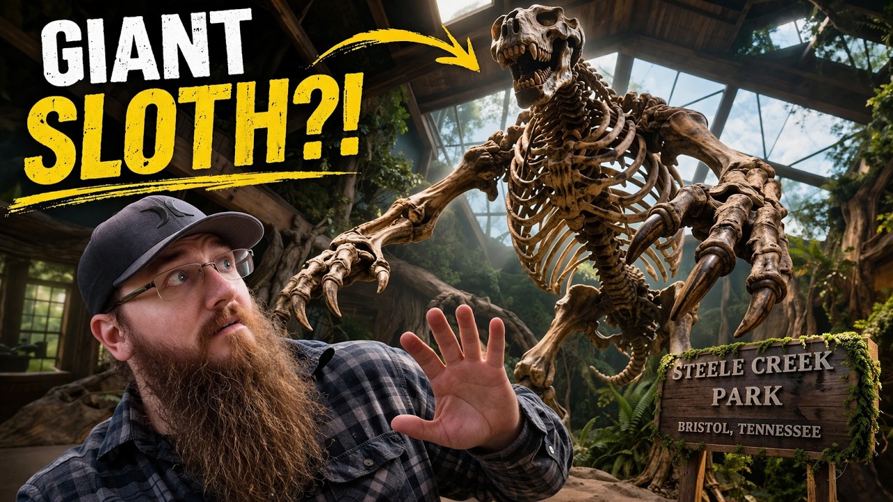 Exploring Steele Creek Park (Bristol TN) | They have a Giant Sloth...
