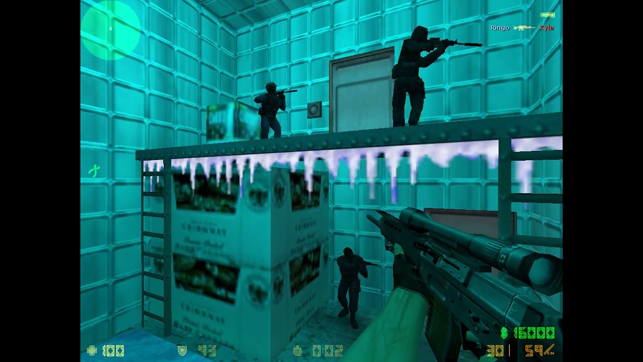 COUNTER STRİKE 1.6 GamePlay EXPERT BOT MAP DE RATS