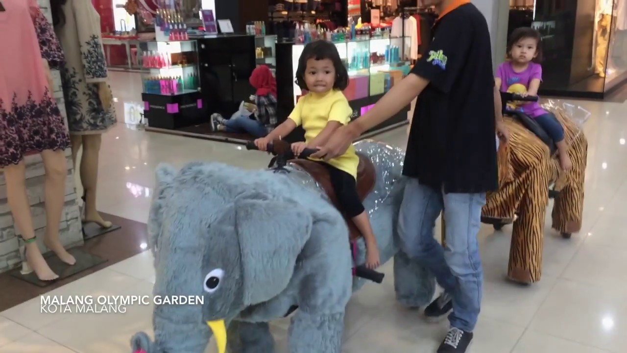Wisata Malang | Naik Odong-Odong Gajah di Mall Kota Malang