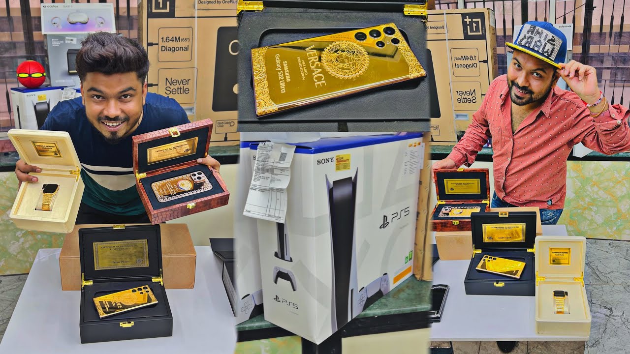 100% original Gold plated Iphone, Apple Watch | PS5 Gaming console | Ahmedabad mobile market