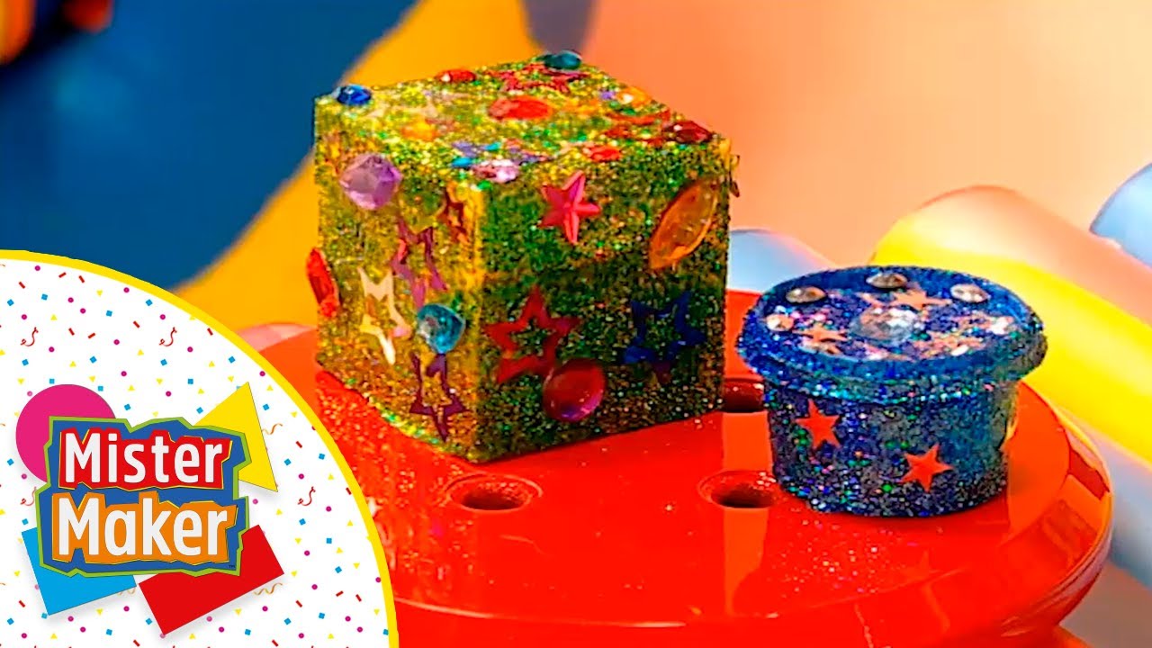 CAJAS con GLITTER ✨ | MISTER MAKER en ESPAÑOL