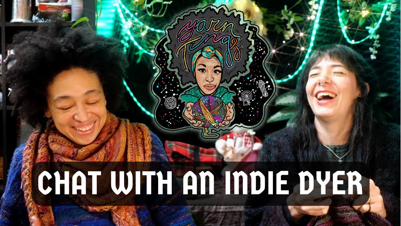 Chat with an Indie Dyer & giving a prompt for a Suprise Fibre Batt | YarnTings - Charmaine's Journey