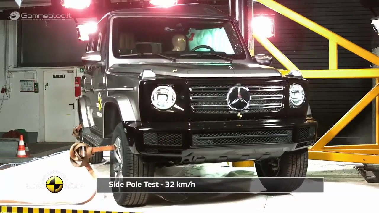 2019 Mercedes G CLASS Side pole test