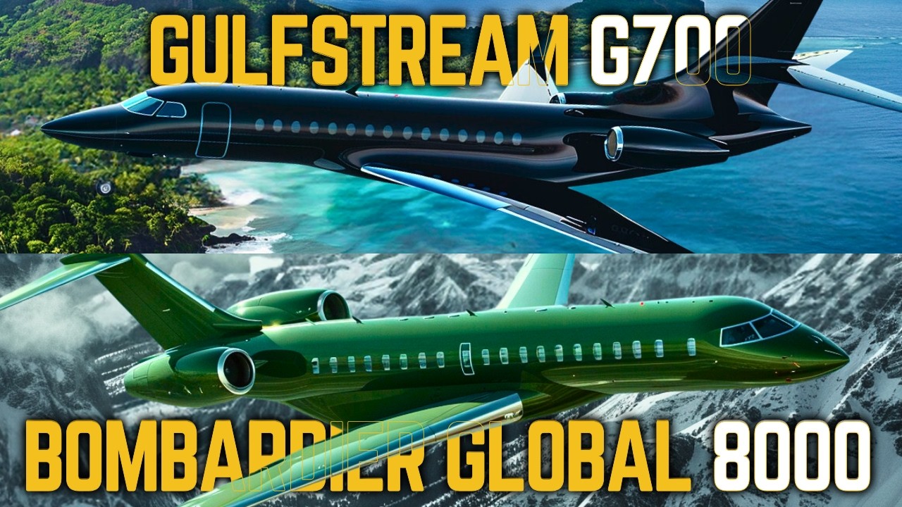 Gulfstream G700 vs Global 8000 | Der KOMPLETTE Vergleich